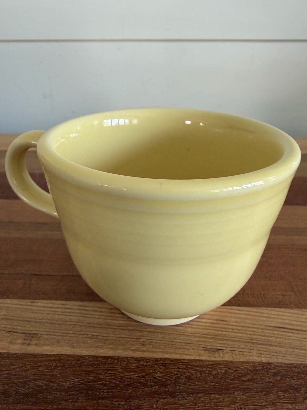 Vintage Yellow Fiesta Homer Laughlin Coffee Mug